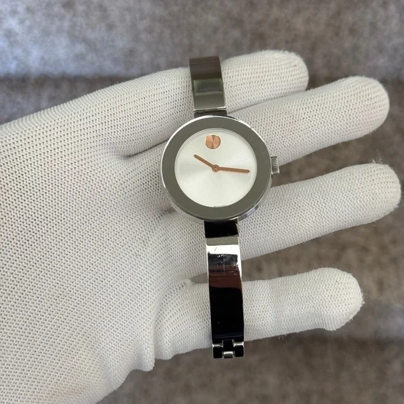 Movado Silver and Gold-Tone Watch
Trend Bangle Watch, 34mm - Picture 11 of 11